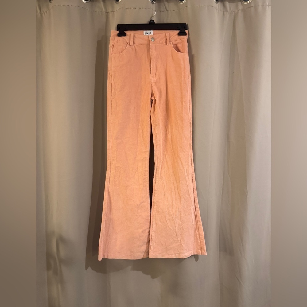 Peach Flared Women Princess Polly Corduroy Jeans